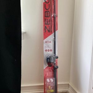 Zebco 15lb fishing pole in black